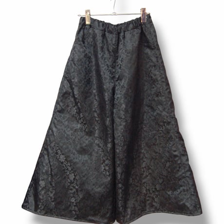 (K07497) SHANGHAI TANG ウール チャイナフレアパンツ K07497) SHANGHAI TANG ウール チャイナフレアパンツ