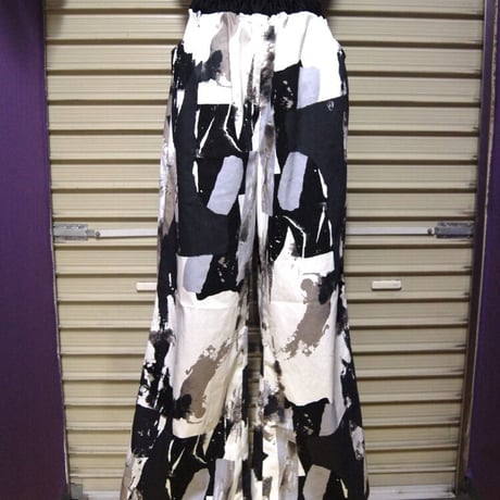 ブラッシュペイントプリントパンツ SHAREEF ONLINE SHOP / BRUSH PAINT WIDE PANTS