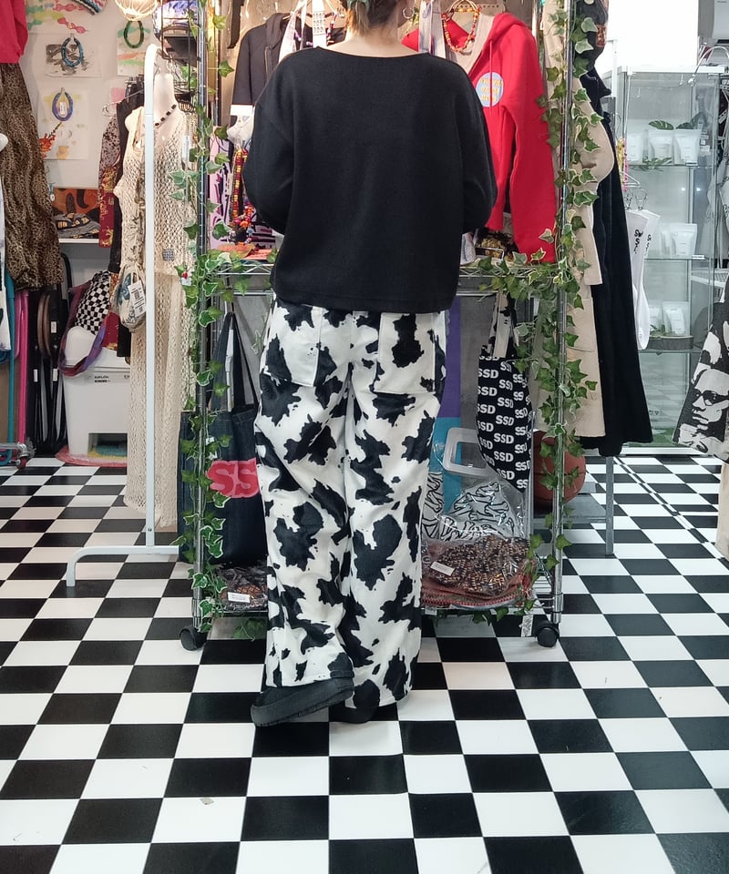 BOTT パンツ 牛柄 BoTT 牛柄 パンツ