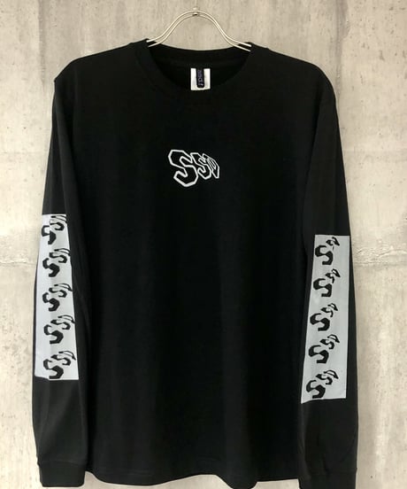 SSDロゴ　long sleeveT/ブラック