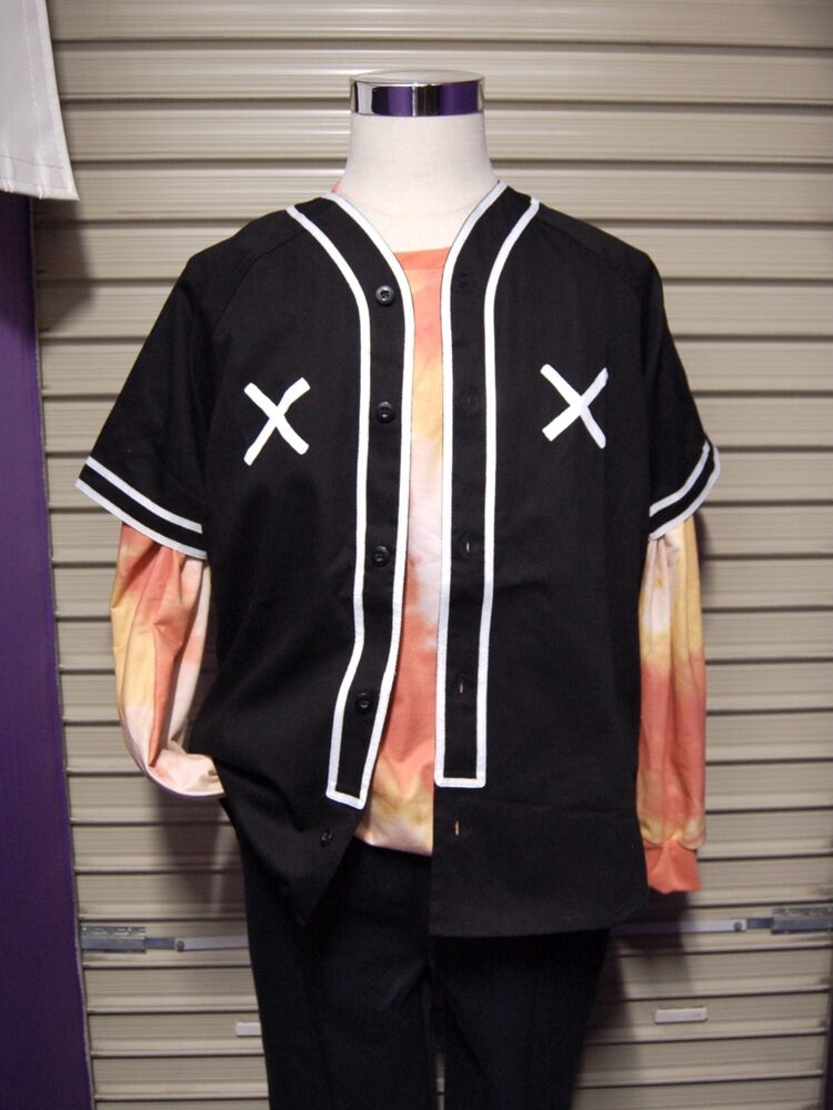 L&#39;Arc～en～Ciel - SWITCHBLADE ブラックジャージ Mサイズ ベースボールシャツ L'Arc～en～Ciel - SWITCHBLADE ブラックジャージ Mサイズ