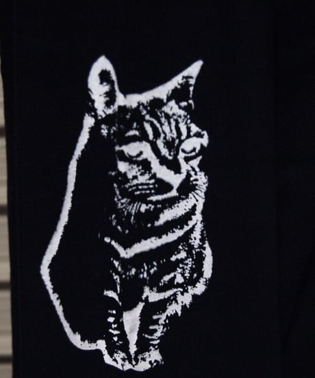 陰陽SSD×猫猫猫　long  sleeve  T shirt:black