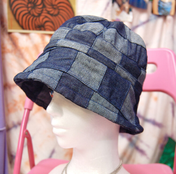 アールイードット　パッチワークバケットハット　デニム Supreme シュプリーム 23SS Frayed Patchwork Denim Crusher