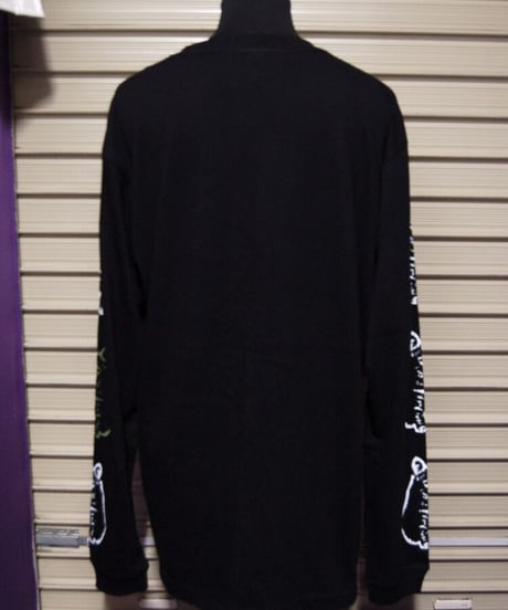 陰陽SSD×猫猫猫　long  sleeve  T shirt:black