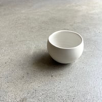 馬場勝文　丸カップ　白磁