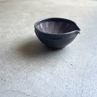薬師寺和夫　すり鉢（小）／黒釉