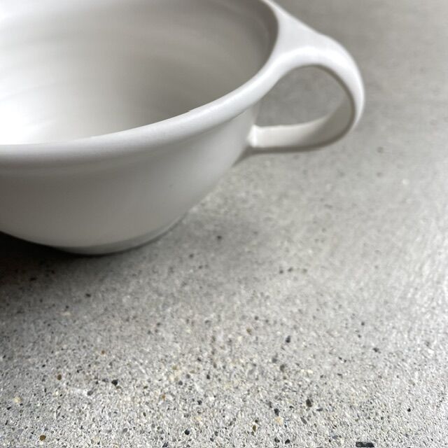 馬場勝文 スープカップ 白磁 | TORYBAZAR