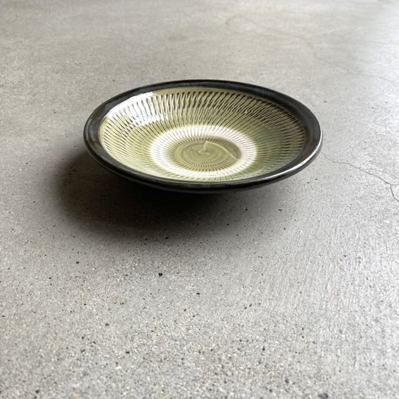 小鹿田焼 5寸皿 ／フチあり | TORYBAZAR