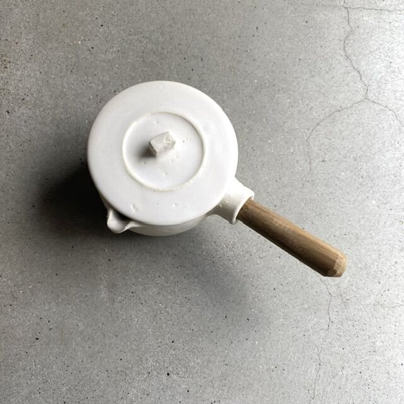 馬場勝文 ふた付き耐熱ミルクパン 白 | TORYBAZAR