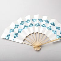 稽古扇(青)