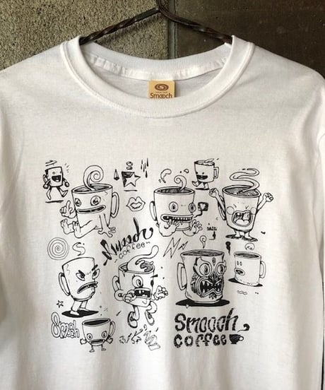 SMOOCH×EATCHO Long sleeve T-shirts 白white