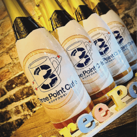 【7周年】Three Point Cafe-ROPPONGI- 7周年お祝い乾杯チケット