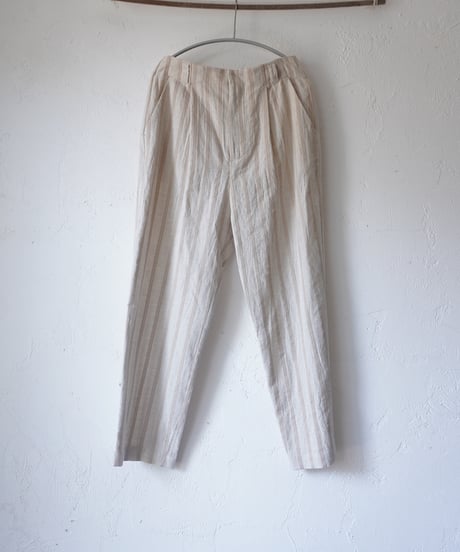 アトリエナルセ☆ リネンコットンテーパードパンツ～ヘリンボーン～ アトリエナルセ☆ リネンコットンテーパードパンツ～ヘリンボーン