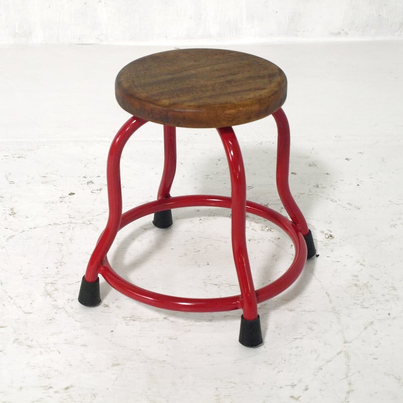 ラウンドスツール ちびまる（針葉樹） | 木製品の共榮