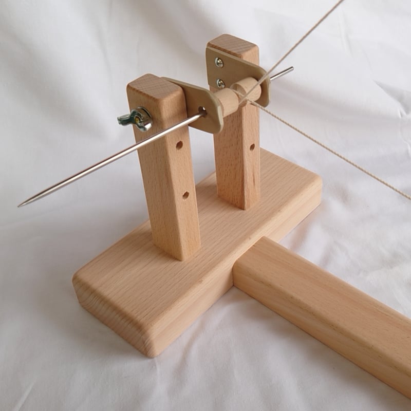 ハンドル付 糸車 2025型 | 木製品の共榮