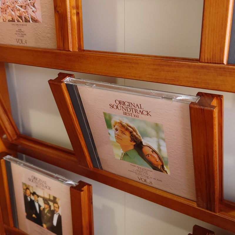 CDディスプレイフレーム（9枚用） | 木製品の共榮