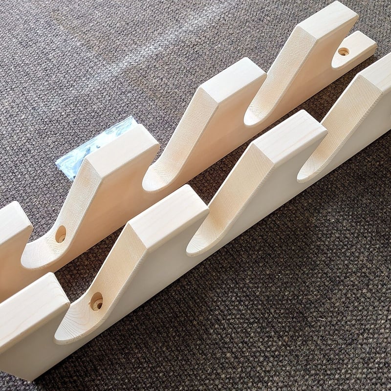 そば道具 のし棒掛け めん棒掛け 壁掛 | 木製品の共榮