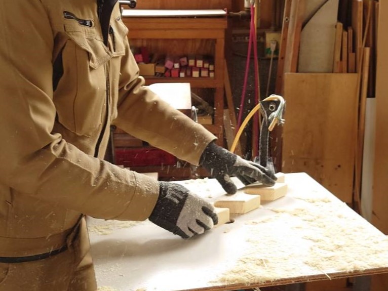 そば道具 のし棒掛け めん棒掛け 壁掛 | 木製品の共榮