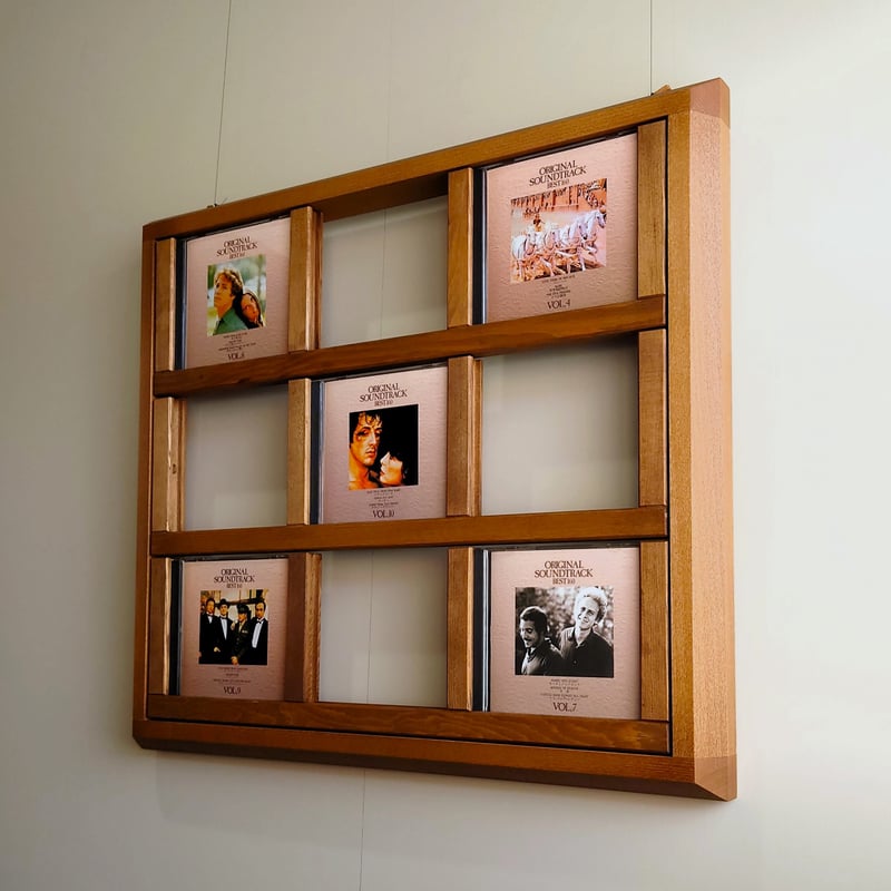 CDディスプレイフレーム（9枚用） | 木製品の共榮