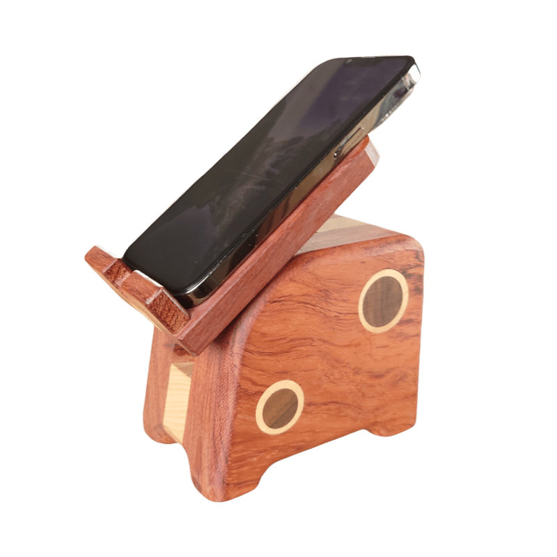 スマホスタンド べこたん | 木製品の共榮