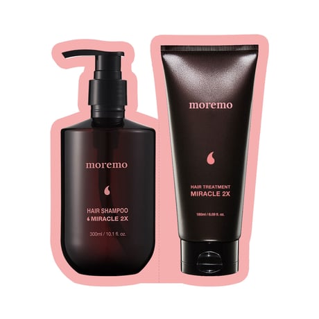 moremoトライアルセット (2X shampo 10ml & water treatment 10ml)