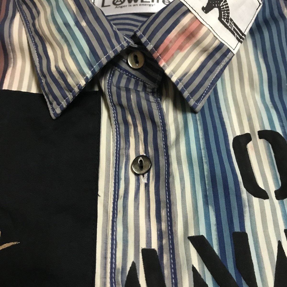 Aries アリエス Hawaiian Shirt With Panel SQAR40101 半袖シャツ