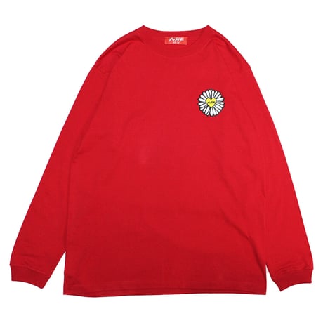 デイジーワッペンロンティー　　レッド
