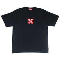 ニューバッテンボックスロゴTシャツ　　ブラック