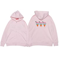 トリプルアイス　ジップパーカー　　ライトピンク