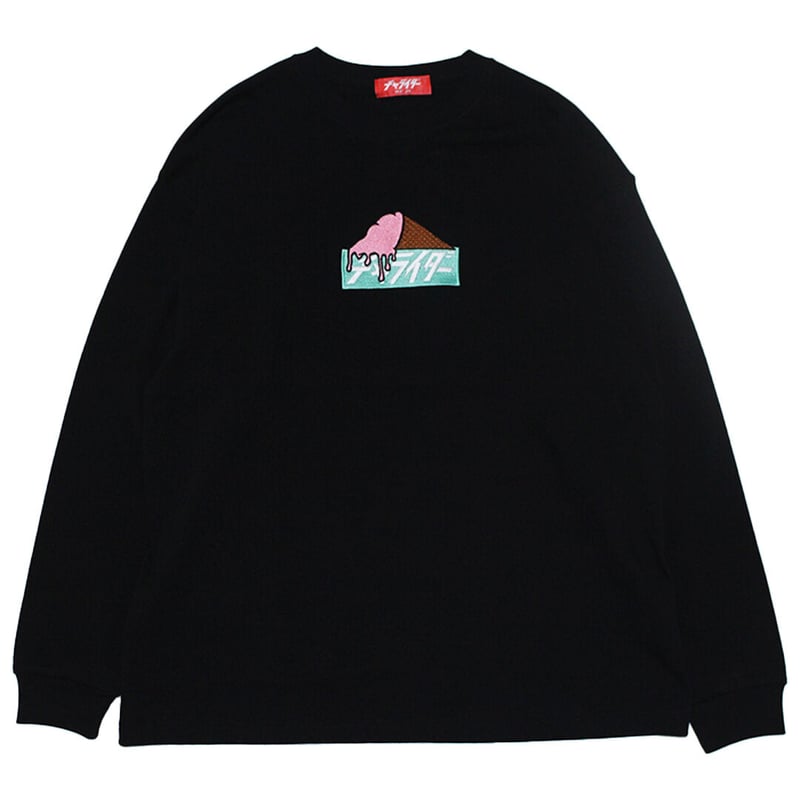 アイスボックス ビッグシルエットロンT ブラック | チャライダーSTORE