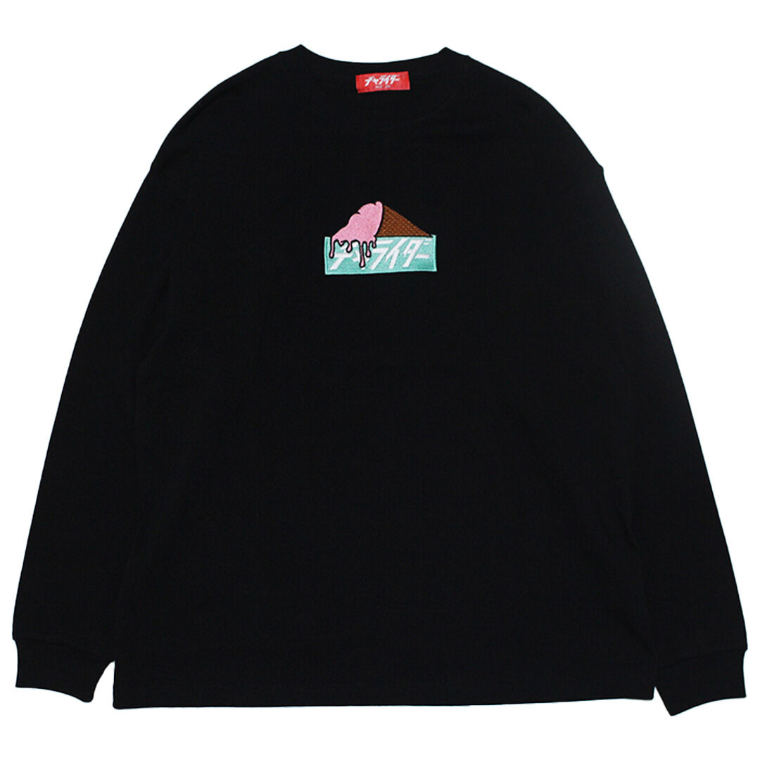 アイスボックス ビッグシルエットロンT ブラック | チャライダーSTORE