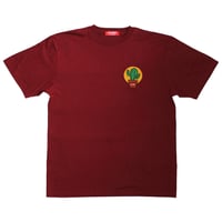 サボテンTシャツ　　バーガンディ