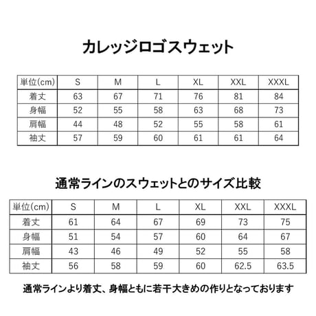 【5周年記念商品】カレッジロゴトレーナー　　グレー