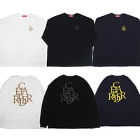 レイヤードロゴ　ビッグシルエットロンT