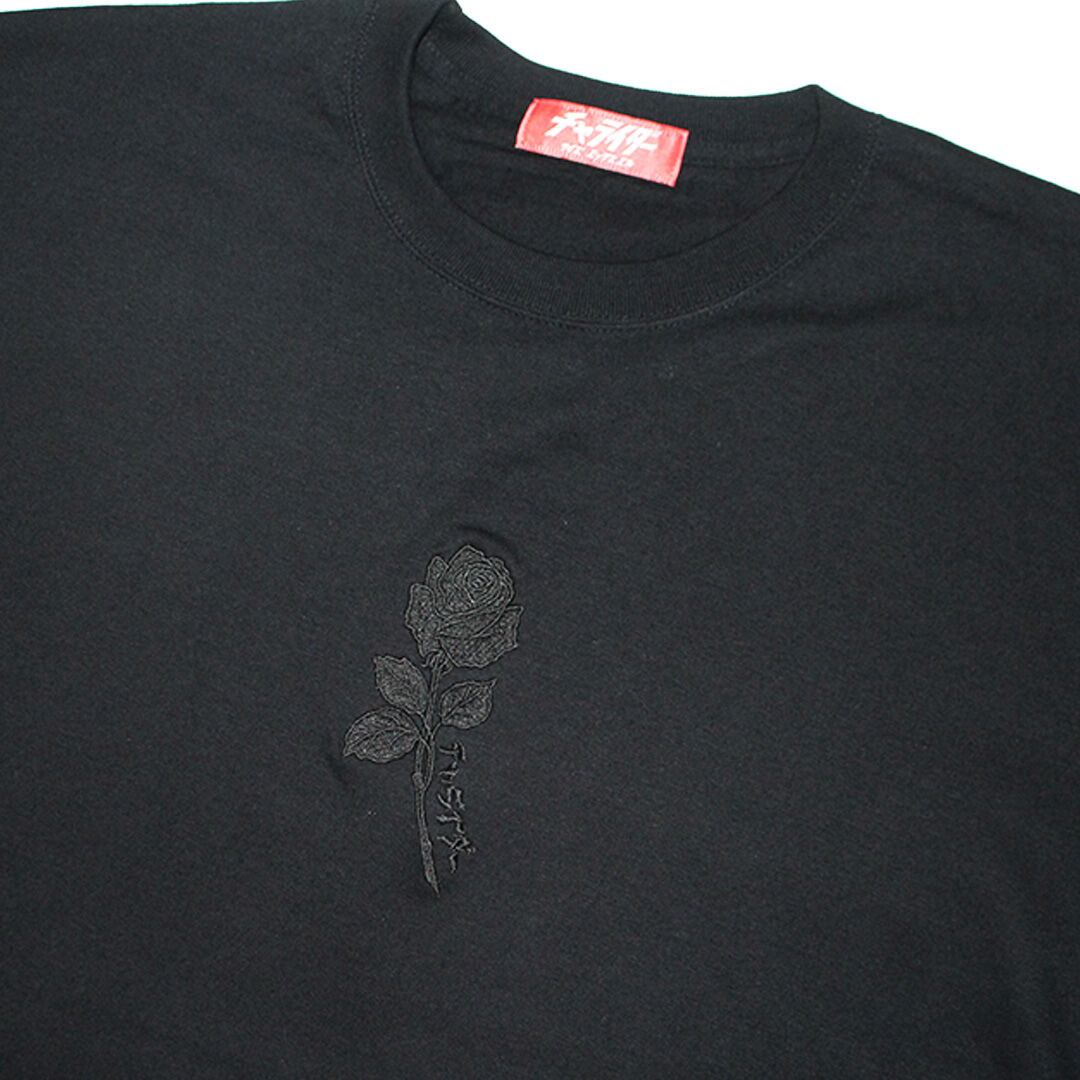 同色刺繍Tシャツ ブラック | チャライダーSTORE 同色刺繍Tシャツ ブラック | チャライダーSTORE