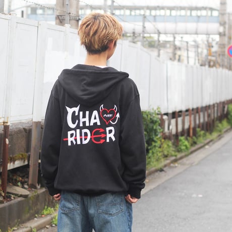デビルロゴ　　ジップパーカー