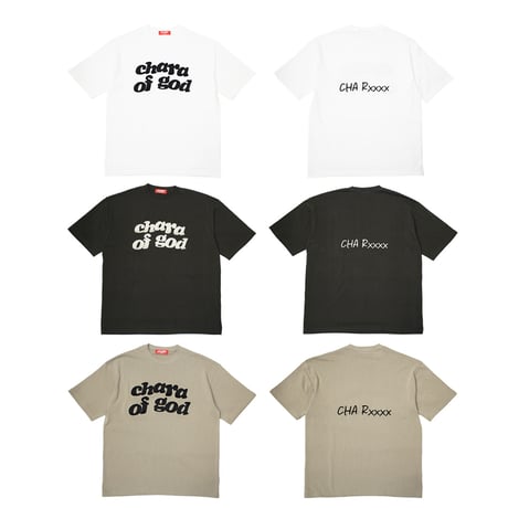 チャラ神　ビッグシルエット　ヘビーウェイトTシャツ