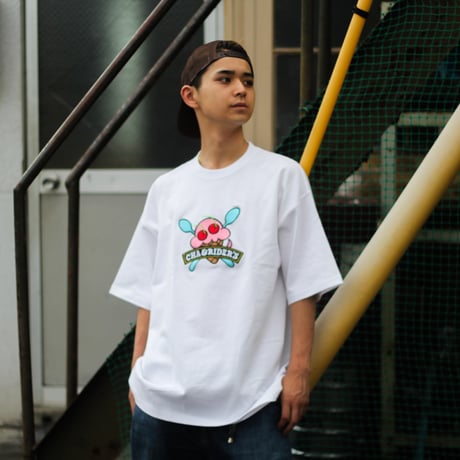 コーン＆チェリー　ビッグシルエットヘビーウェイトTシャツ