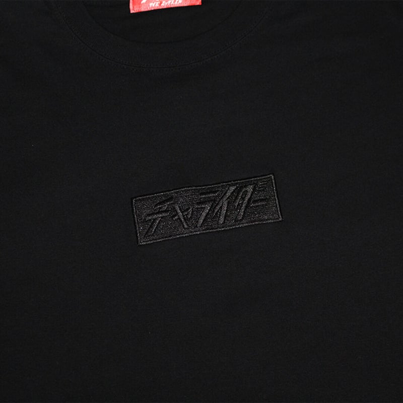 同色刺繍Tシャツ ブラック | チャライダーSTORE