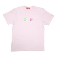ハートスカーフTシャツ　　ライトピンク