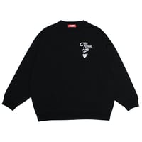 トリプルロゴ　ビッグシルエットロンT　　ブラック