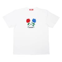クロスローズTシャツ 　　ホワイト