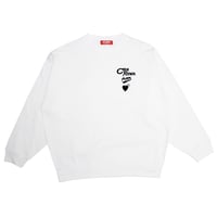 トリプルロゴ　ビッグシルエットロンT　　ホワイト
