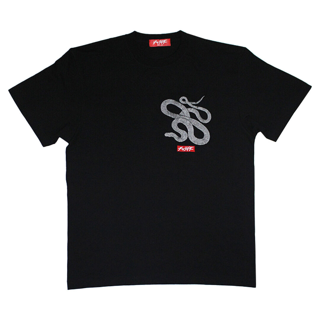 スネーク刺繍Tシャツ ブラック | チャライダーSTORE