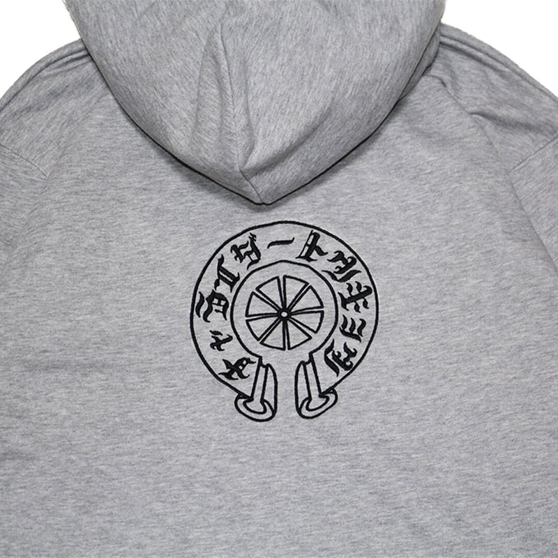 希少♪CH◆ カモ ホースシューロゴ ジップアップパーカー CHROME HEARTS クロムハーツ SWTSHRT HD ZIP 東京限定バック