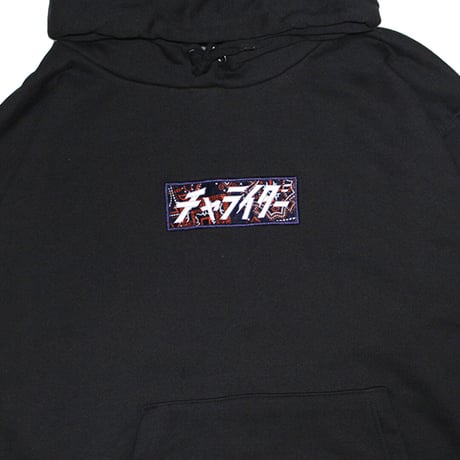 バンダナボックスパーカー　　ブラック