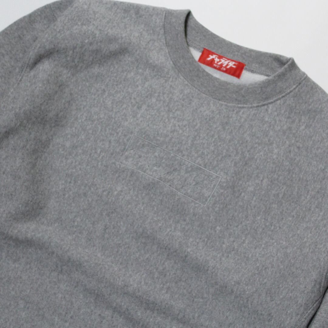 同色刺繍ヘビーウェイトスウェット グレー | チャライダーSTORE