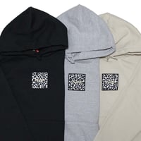 ホワイトレオパードベビーウェイトパーカー
