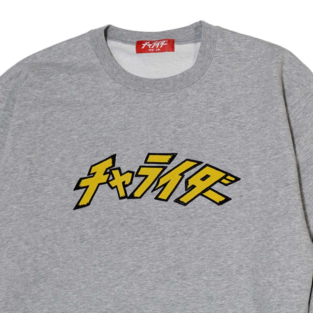 5周年記念商品】カレッジロゴトレーナー グレー | チャライダーSTORE 
