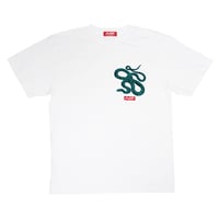 スネーク刺繍Tシャツ　　ホワイト